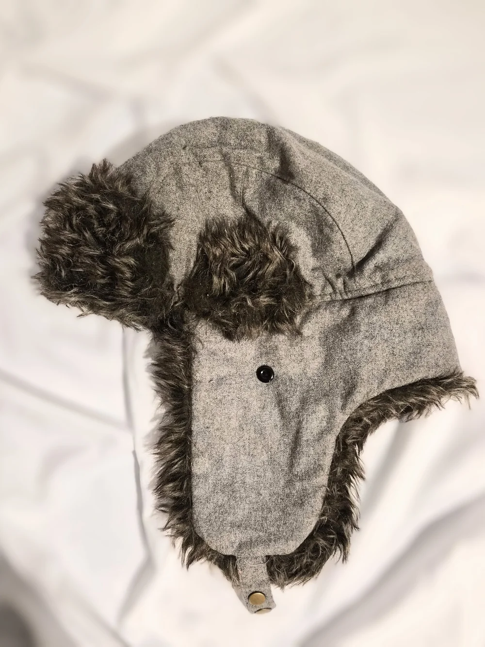 Scala Classico Grey Faux Fur Trapper Hat‎ - OS